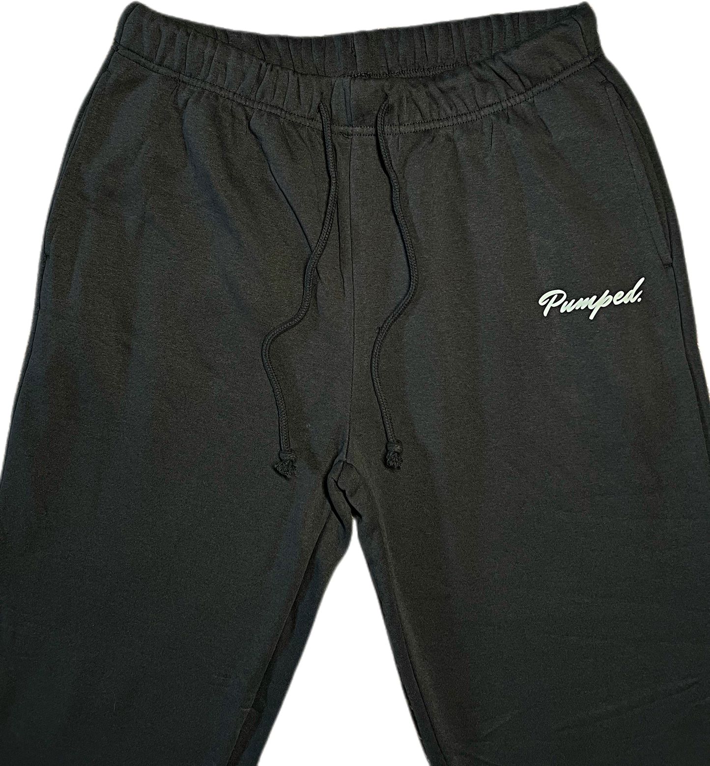 Simple pumped sweats (charcoal gray)