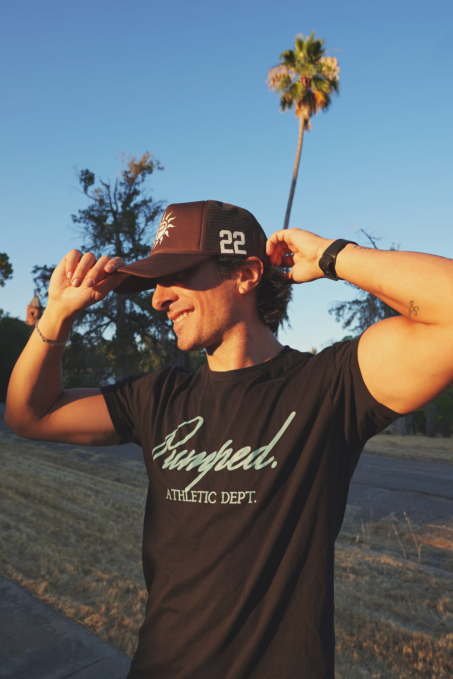 Summer 25’ Brown Trucker Hat (Glow in the dark)