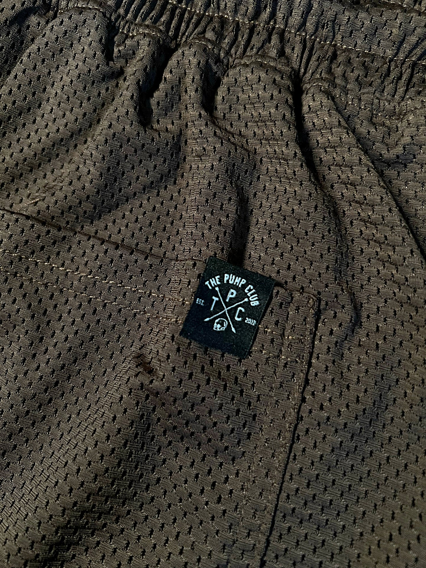 Mesh Pumped Jersey Shorts (brown)