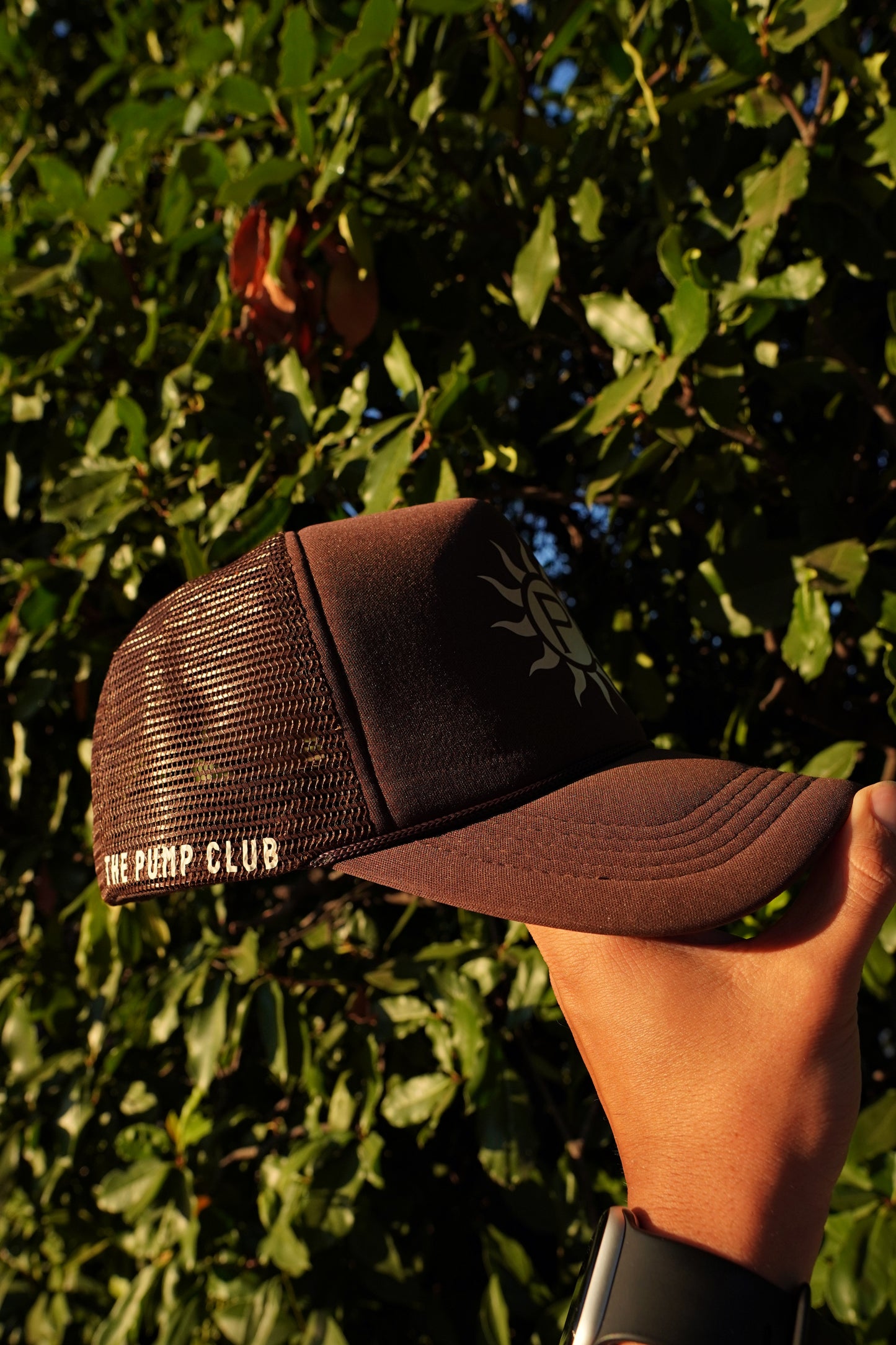 Summer 25’ Brown Trucker Hat (Glow in the dark)