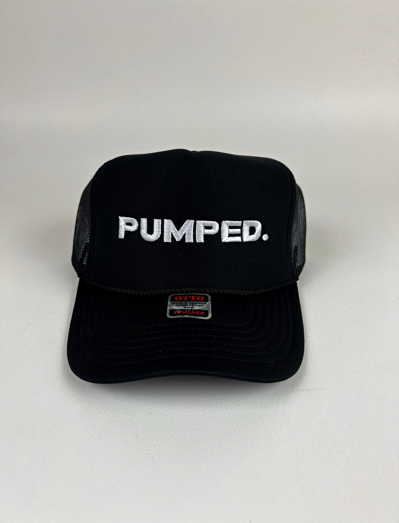 PUMPED. FOAM OTTO TRUCKER HAT (Black)