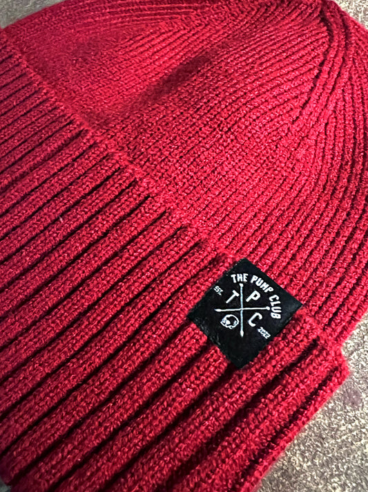 TPC Lightweight beanie (maroon red)