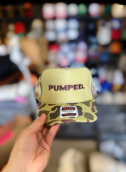 PUMPED. FOAM OTTO TRUCKER HAT (Camo)