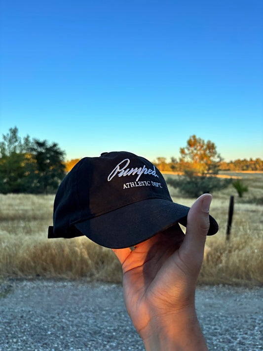 Black Pumped Athletic dept. Hat