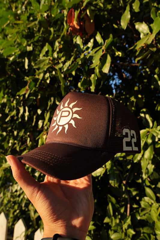 Summer 25’ Brown Trucker Hat (Glow in the dark)