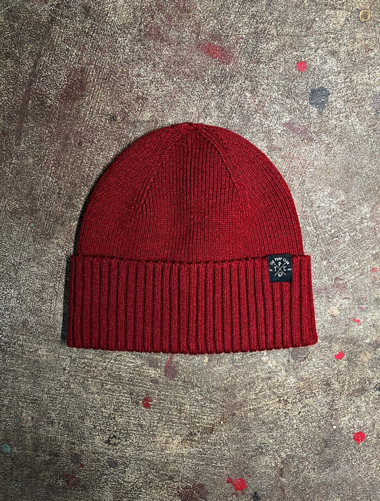 TPC Lightweight beanie (maroon red)