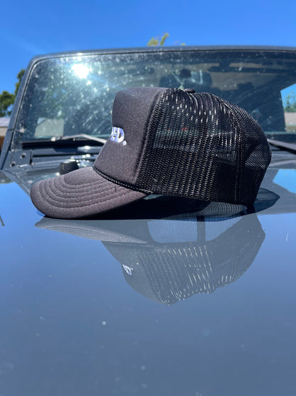 PUMPED. FOAM OTTO TRUCKER HAT (Black)