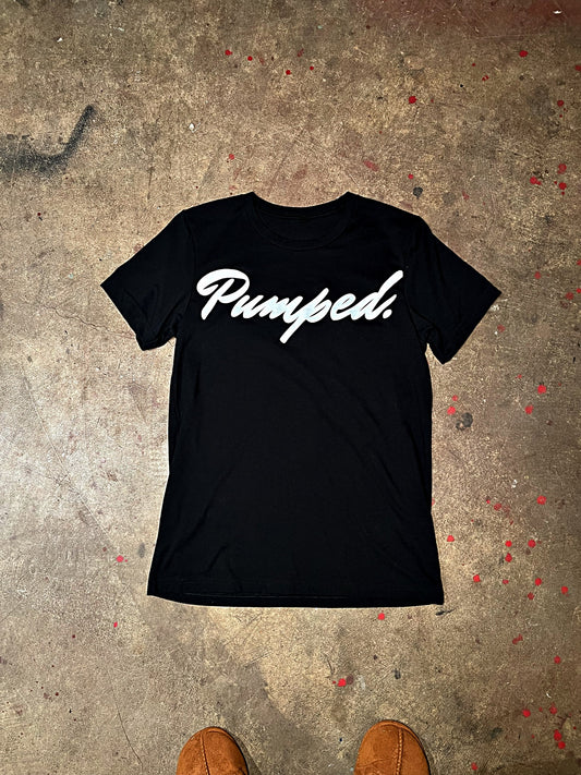 Pumped T shirt (black) (pre-order)