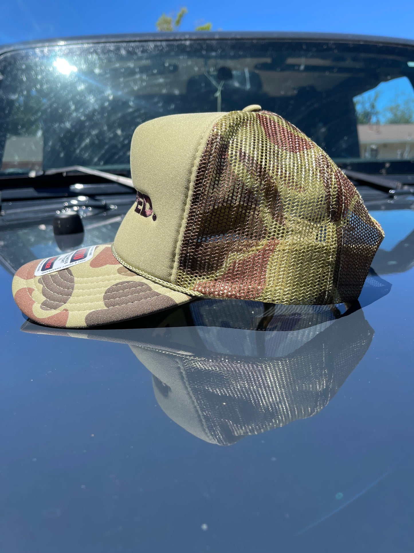 PUMPED. FOAM OTTO TRUCKER HAT (Camo)