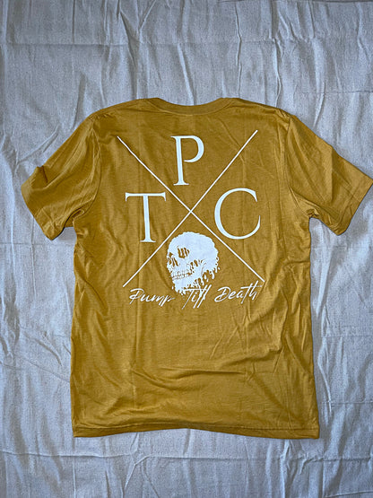 LIGHTWEIGHT TEE. (MUSTARD YELLOW)