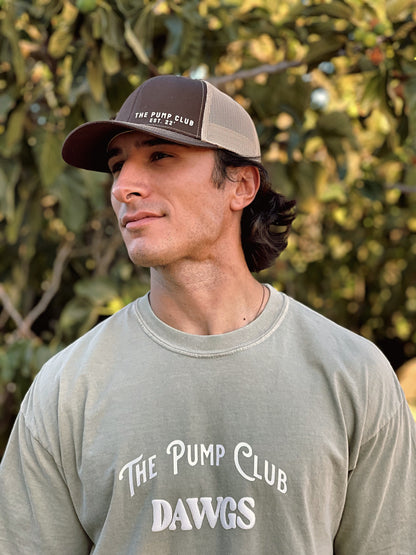 ‘The Pump Club’ Richardson 112 Hat (Brown n’ Khaki)