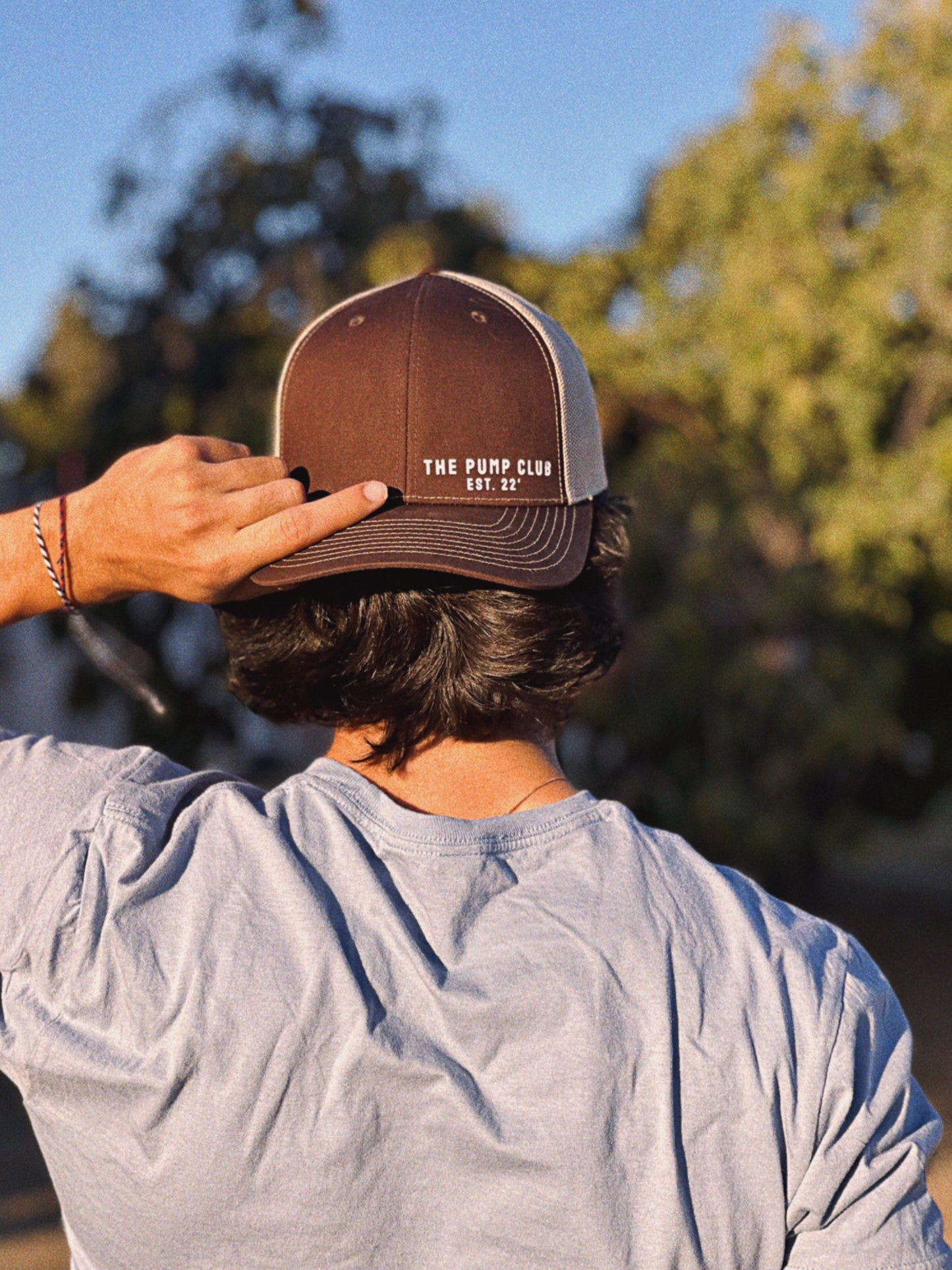 ‘The Pump Club’ Richardson 112 Hat (Brown n’ Khaki)