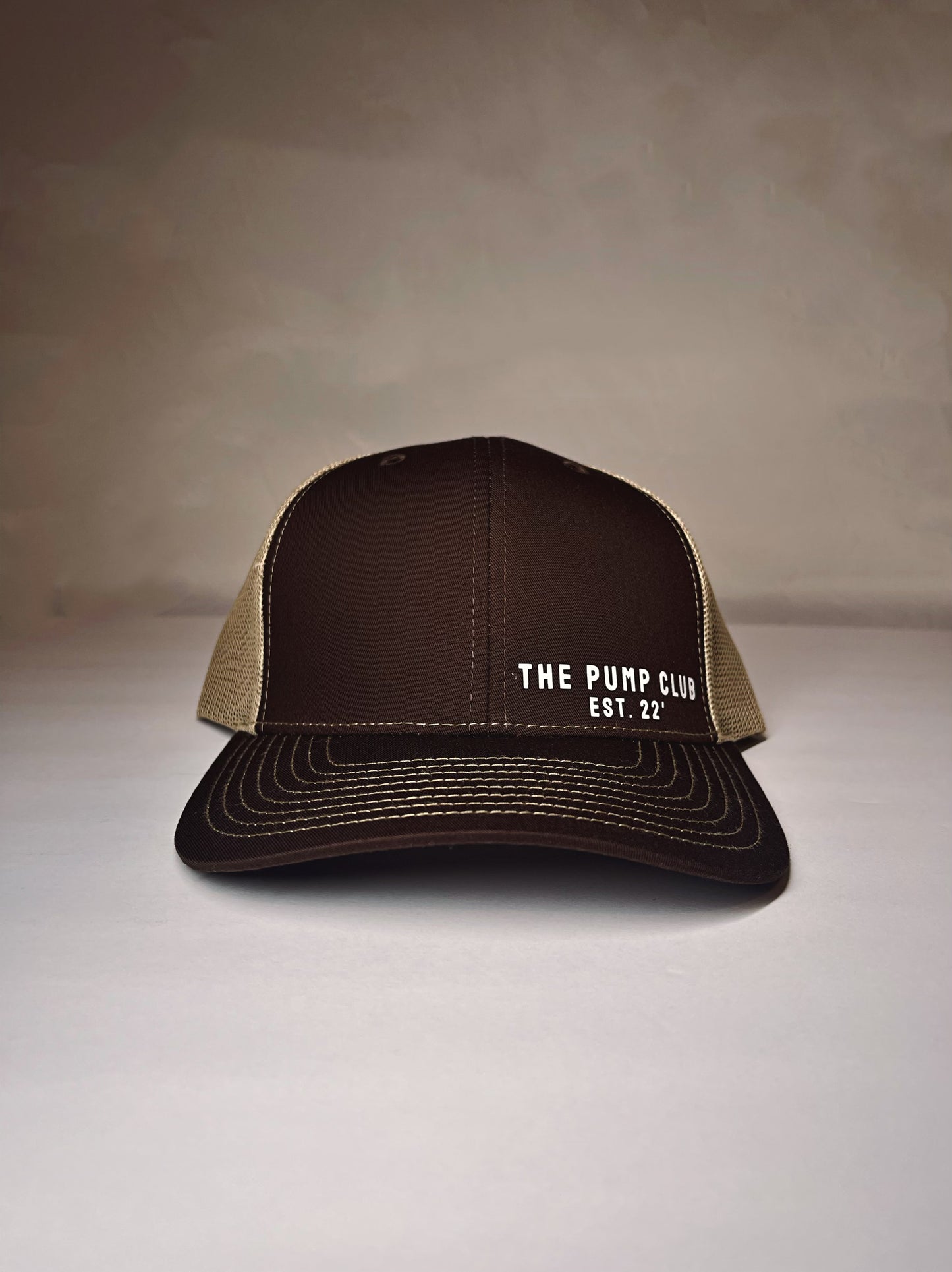 ‘The Pump Club’ Richardson 112 Hat (Brown n’ Khaki)