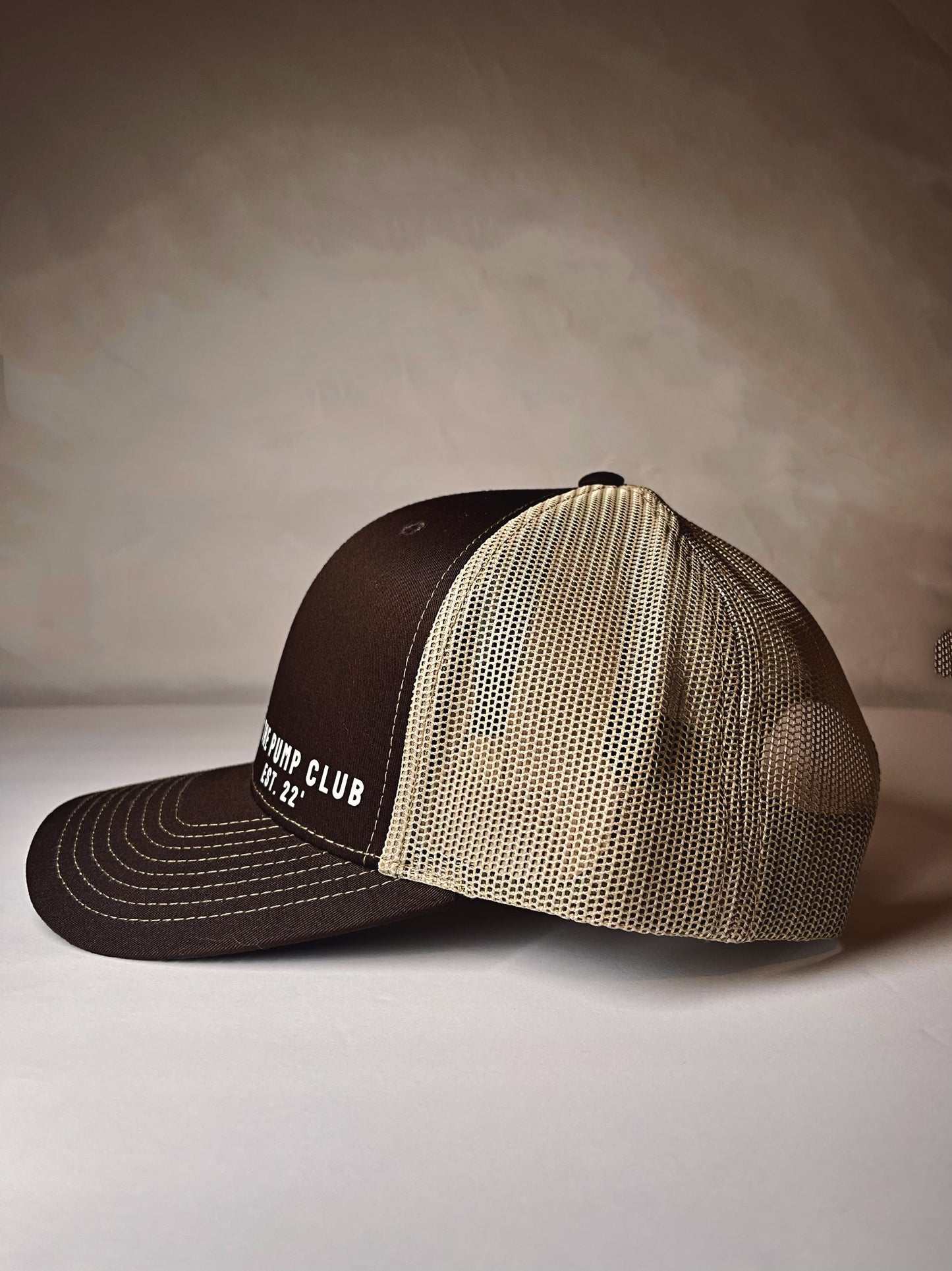 ‘The Pump Club’ Richardson 112 Hat (Brown n’ Khaki)