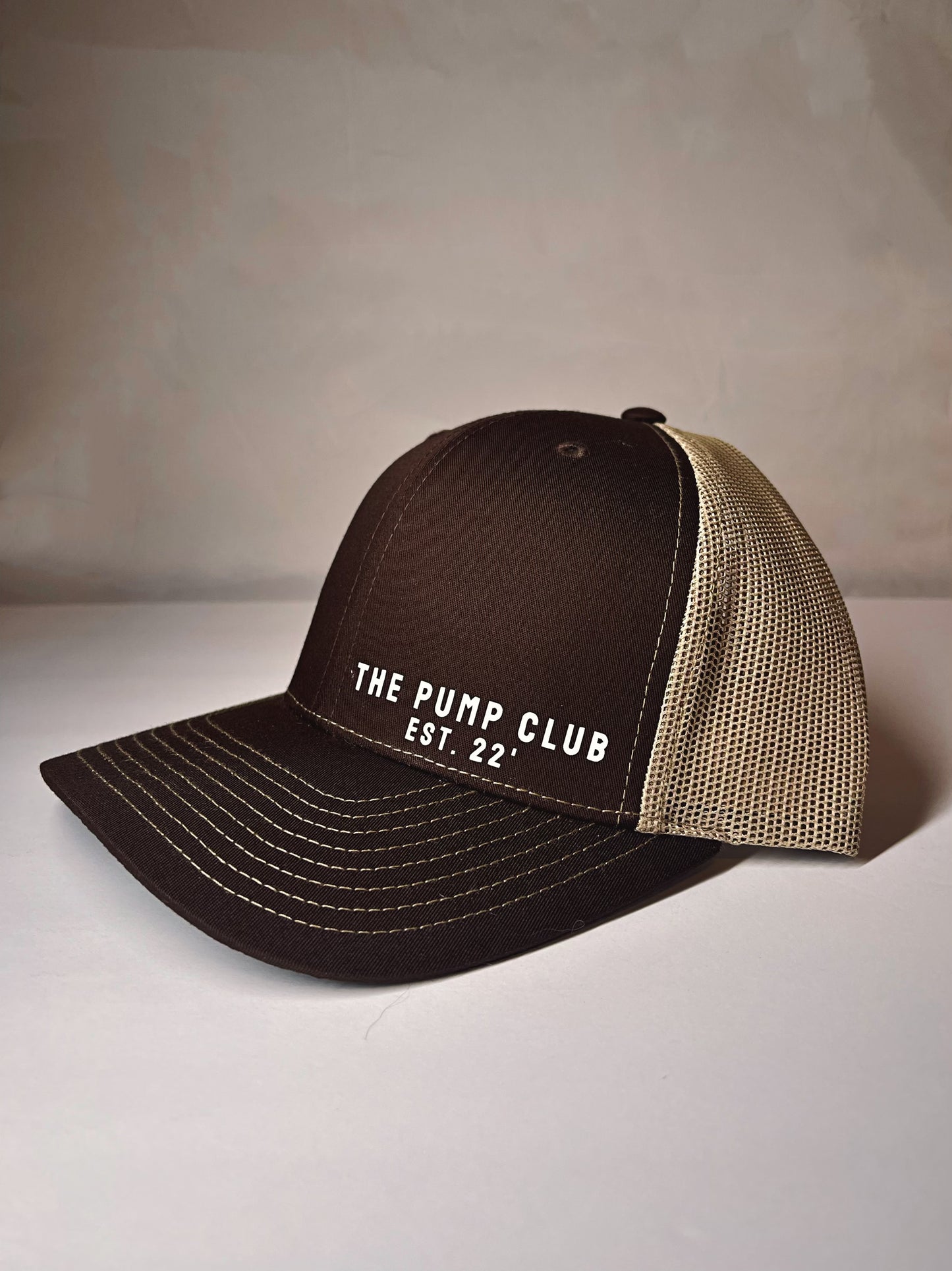 ‘The Pump Club’ Richardson 112 Hat (Brown n’ Khaki)